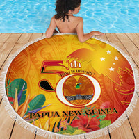 Papua New Guinea Independence Day Beach Blanket 50th Anniversary Unity in Diversity LT14 - Polynesian Pride