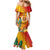 Papua New Guinea Independence Day Family Matching Mermaid Dress and Hawaiian Shirt 50th Anniversary Unity in Diversity