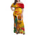 Papua New Guinea Independence Day Family Matching Off Shoulder Maxi Dress and Hawaiian Shirt 50th Anniversary Unity in Diversity