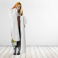 Papua New Guinea Independence Day Hooded Blanket 50th Anniversary Unity in Diversity LT14 - Polynesian Pride