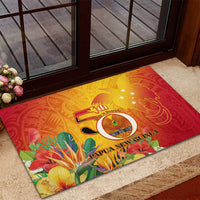Papua New Guinea Independence Day Rubber Doormat 50th Anniversary Unity in Diversity LT14 - Polynesian Pride