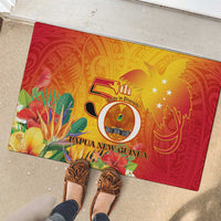 Papua New Guinea Independence Day Rubber Doormat 50th Anniversary Unity in Diversity LT14 - Polynesian Pride