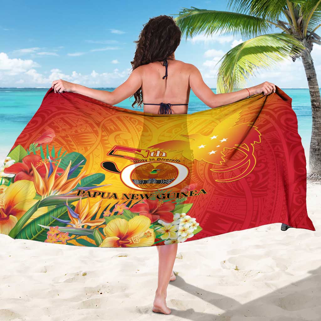 Papua New Guinea Independence Day Sarong 50th Anniversary Unity in Diversity LT14 - Polynesian Pride