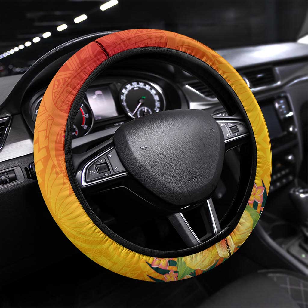 Papua New Guinea Independence Day Steering Wheel Cover 50th Anniversary Unity in Diversity