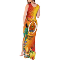 Papua New Guinea Independence Day Tank Maxi Dress 50th Anniversary Unity in Diversity LT14 - Polynesian Pride