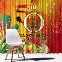Papua New Guinea Independence Day Window Curtain 50th Anniversary Unity in Diversity LT14 - Polynesian Pride