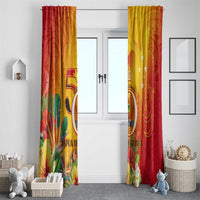 Papua New Guinea Independence Day Window Curtain 50th Anniversary Unity in Diversity LT14 - Polynesian Pride