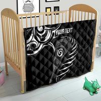 Personalised New Zealand Silver Fern Lacrosse Quilt Aotearoa Maori Pattern LT14 - Polynesian Pride