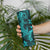 Polynesian Skinny Tumbler Turquoise Hawaiian Tribal Hammerhead Shark