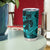 Polynesian Tumbler Cup Turquoise Hawaiian Tribal Hammerhead Shark