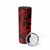 Polynesian Skinny Tumbler Red Hawaiian Tribal Hammerhead Shark