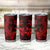 Polynesian Tumbler Cup Red Hawaiian Tribal Hammerhead Shark