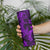 Polynesian Skinny Tumbler Purple Hawaiian Tribal Hammerhead Shark