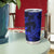 Polynesian Tumbler Cup Blue Hawaiian Tribal Hammerhead Shark