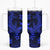 Polynesian Tumbler With Handle Blue Hawaiian Tribal Hammerhead Shark