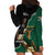 Personalised New Zealand And South Africa Rugby Hoodie Dress 2024 All Black Springboks Mascots Together