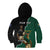 Personalised New Zealand And South Africa Rugby Kid Hoodie 2024 All Black Springboks Mascots Together