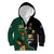 Personalised New Zealand And South Africa Rugby Kid Hoodie 2024 All Black Springboks Mascots Together