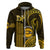 Hawaii Nanakuli High and Intermediate School Hoodie Polynesian Kakau Pattern LT14 Zip Hoodie Gold - Polynesian Pride