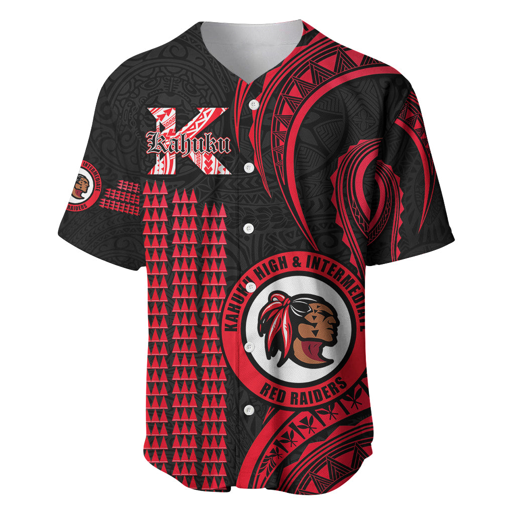 Hawaii Kahuku High & Intermediate School Custom Baseball Jersey