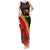 Papua New Guinea Tank Maxi Dress Independen Stet bilong Papua Niugini Unique Version LT14 Women Red - Polynesian Pride