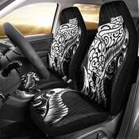 New Zealand Eel Car Seat Cover Tuna Aotearoa Maori Patten - Black LT14 - Polynesian Pride