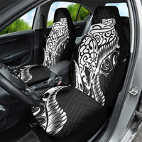 New Zealand Eel Car Seat Cover Tuna Aotearoa Maori Patten - Black LT14 - Polynesian Pride