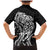 New Zealand Eel Family Matching Mermaid Dress and Hawaiian Shirt Tuna Aotearoa Maori Patten - Black