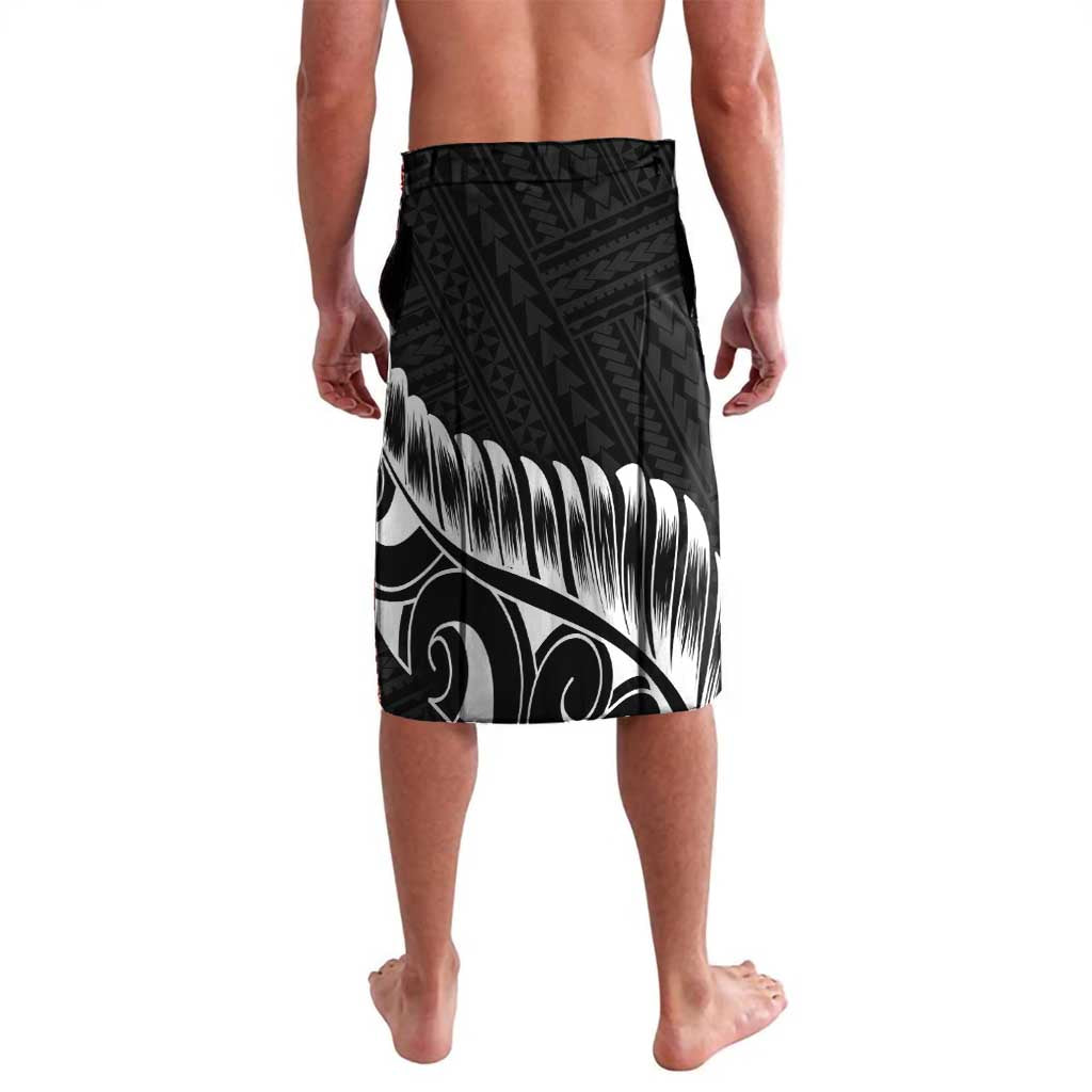 New Zealand Eel Lavalava Tuna Aotearoa Maori Patten - Black LT14 - Polynesian Pride