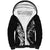 New Zealand Eel Sherpa Hoodie Tuna Aotearoa Maori Patten - Black