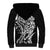 New Zealand Eel Sherpa Hoodie Tuna Aotearoa Maori Patten - Black