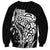 New Zealand Eel Sweatshirt Tuna Aotearoa Maori Patten - Black