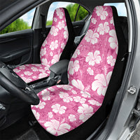 Pink Bula Fiji Masi Hibiscus Seamless Car Seat Cover