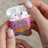 Rainbow Ngaru Taniko With Aotearoa Maori Tattoo AirPods Case