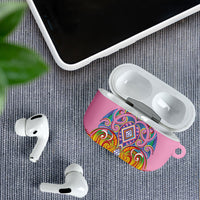 Rainbow Ngaru Taniko With Aotearoa Maori Tattoo AirPods Case