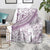 Polynesia Blanket Polynesian Tropical Flowers Purple Pastel Vibes LT14 - Polynesian Pride