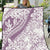 Polynesia Quilt Polynesian Tropical Flowers Purple Pastel Vibes LT14 Purple - Polynesian Pride