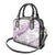 Polynesia Shoulder Handbag Polynesian Tropical Flowers Purple Pastel Vibes LT14 - Polynesian Pride