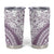 Polynesia Tumbler Cup Polynesian Tropical Flowers Purple Pastel Vibes