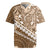 Beige Bula Fiji Rugby Jersey Fijian Language Week Tapa Cloth - Pastel