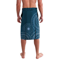 Blue Bula Fiji Lavalava Fijian Language Week Tapa Cloth - Pastel LT14 - Polynesian Pride