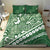 Green Bula Fiji Bedding Set Fijian Language Week Tapa Cloth - Pastel