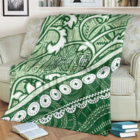 Green Bula Fiji Blanket Fijian Language Week Tapa Cloth - Pastel LT14 - Polynesian Pride