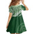 Green Bula Fiji Family Matching Mermaid Dress and Hawaiian Shirt Fijian Language Week Tapa Cloth - Pastel