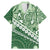 Green Bula Fiji Family Matching Mermaid Dress and Hawaiian Shirt Fijian Language Week Tapa Cloth - Pastel