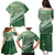 Green Bula Fiji Family Matching Puletasi and Hawaiian Shirt Fijian Language Week Tapa Cloth - Pastel