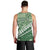 Green Bula Fiji Men Tank Top Fijian Language Week Tapa Cloth - Pastel