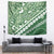 Green Bula Fiji Tapestry Fijian Language Week Tapa Cloth - Pastel