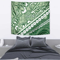 Green Bula Fiji Tapestry Fijian Language Week Tapa Cloth - Pastel LT14 - Polynesian Pride
