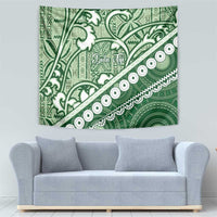 Green Bula Fiji Tapestry Fijian Language Week Tapa Cloth - Pastel LT14 - Polynesian Pride